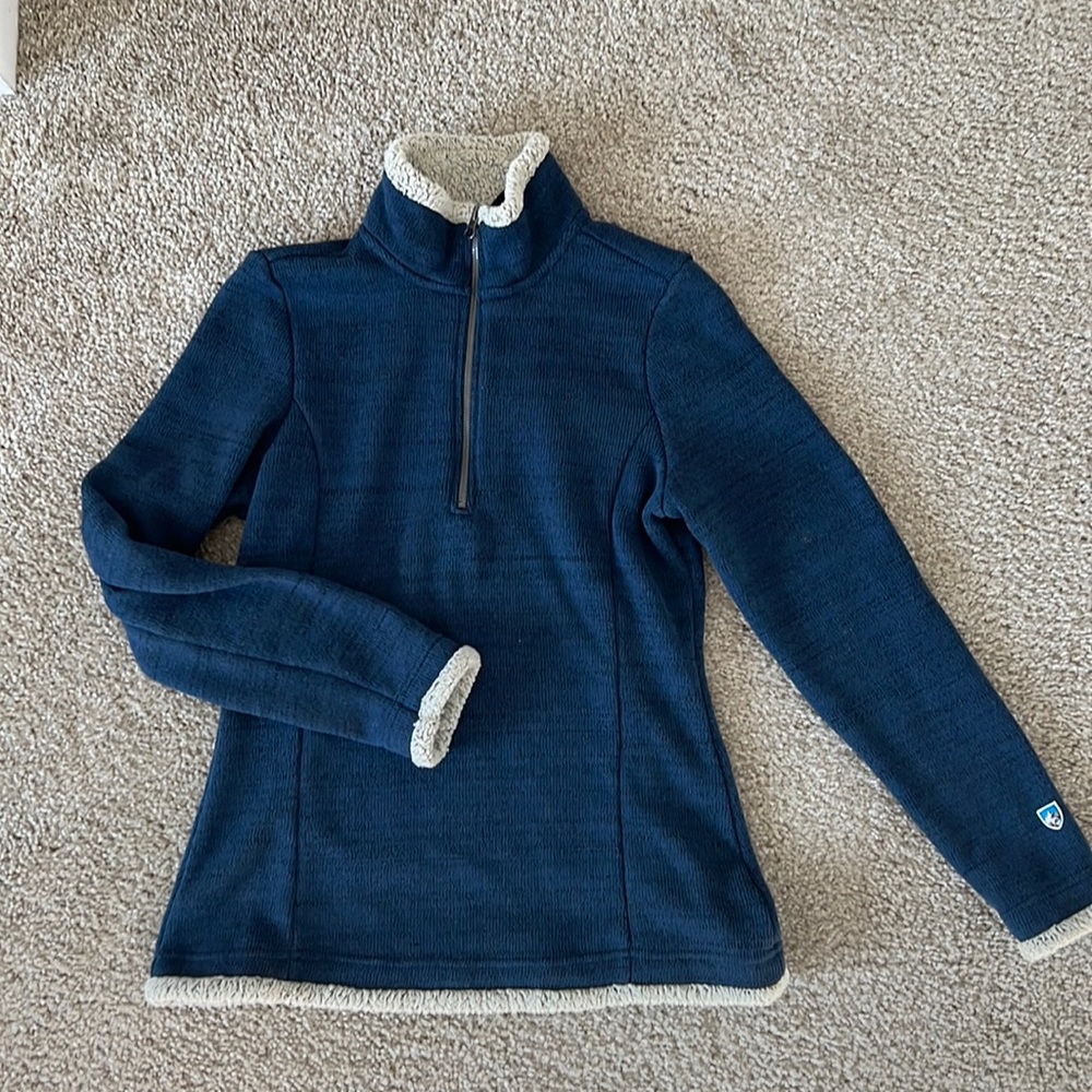 Kuhl Womens Small 3/4 knit fleece pullover
